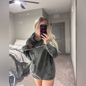 CHI OMEGA Grey Hoodie